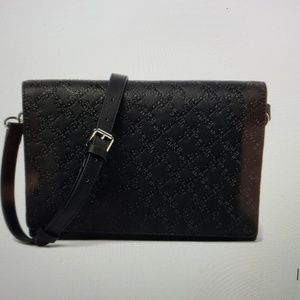 New French Connection Black Marin Messenger Bag